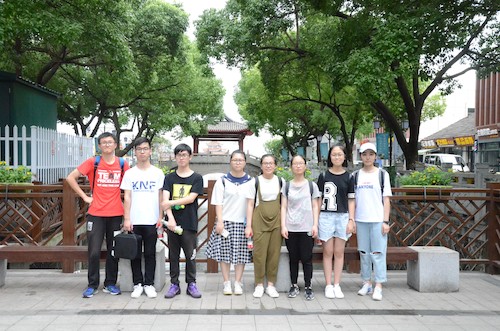 7月7日 生命与环境科学学院 赴余杭区测甲醛小分队 合照