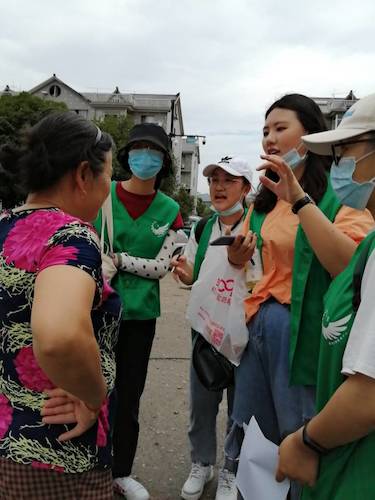 七月七日  生命与环境科学学院 与水之缘——寻访余杭塘河社会实践小分队 线下访谈